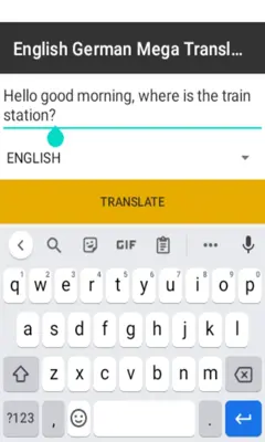 English German Mega Translator android App screenshot 2